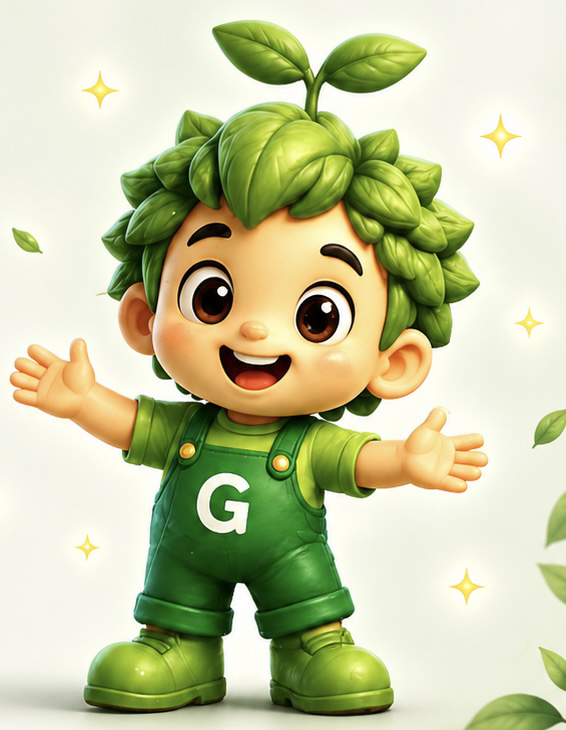 3D Sprout mascot